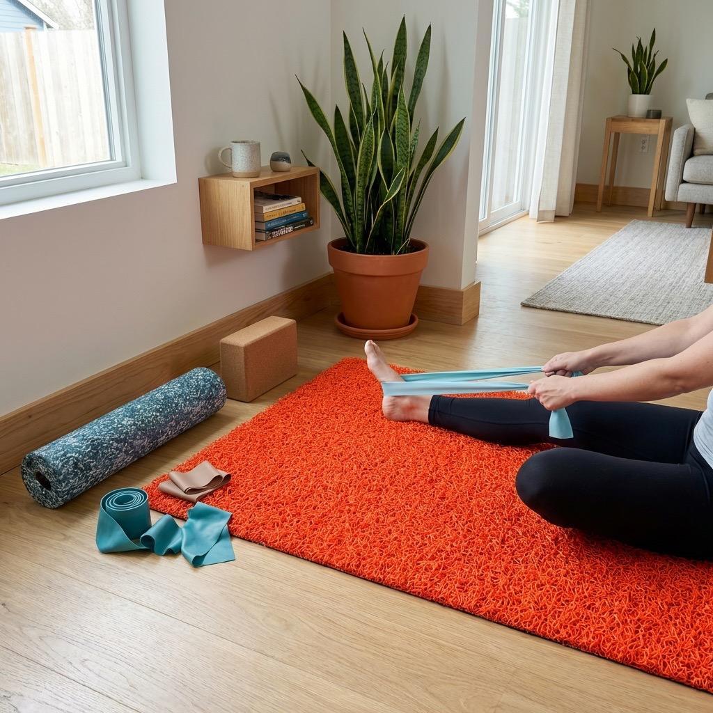Foam Roller & Stretching Corner Mat