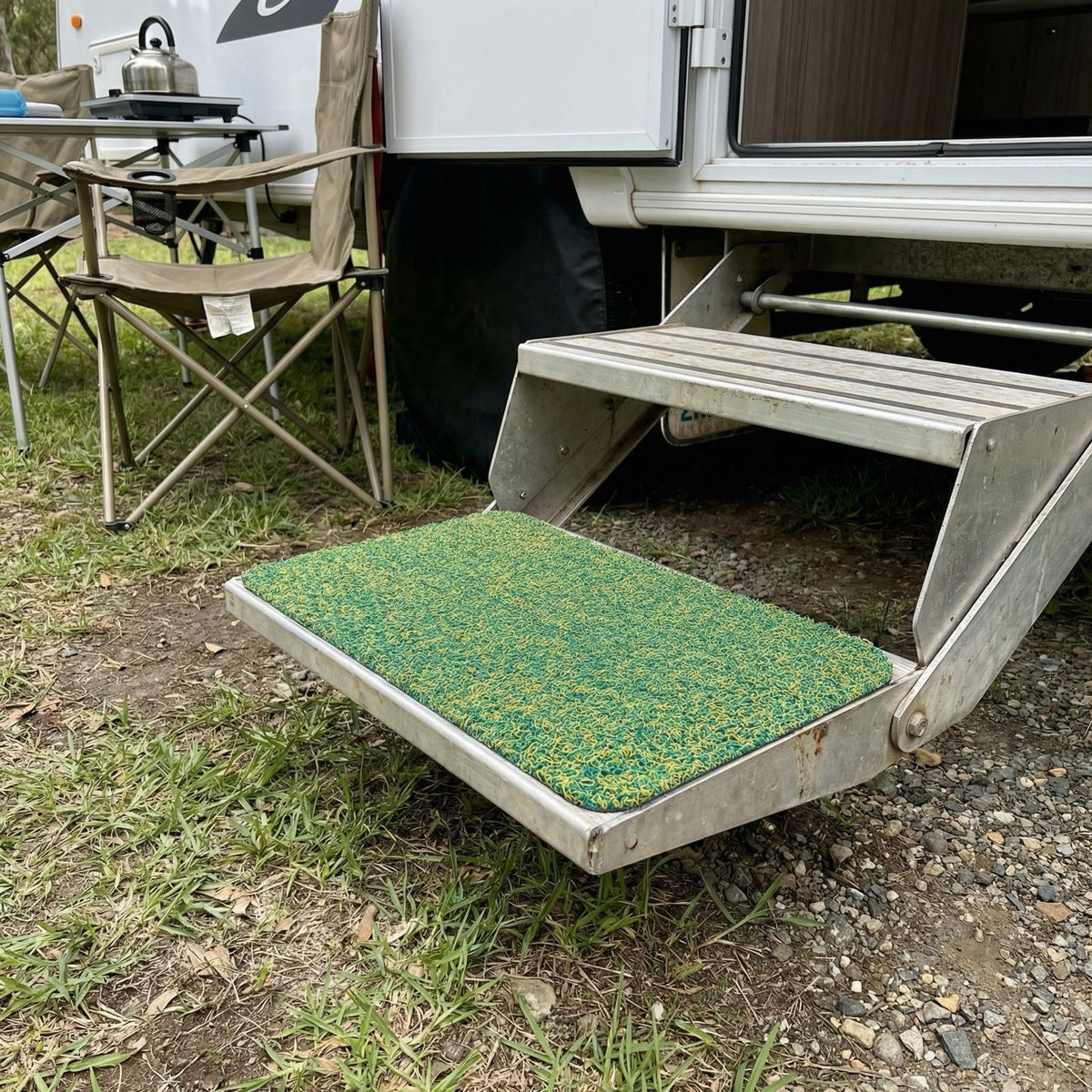 Caravan Double Step Mat — Bottom Tread
