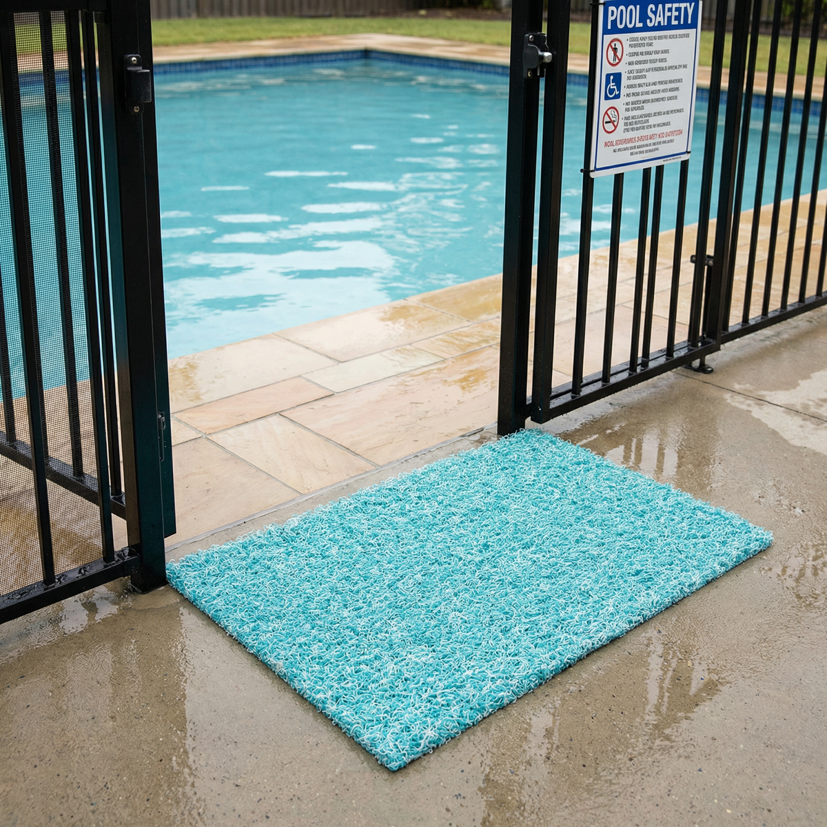 Pool Fence Gate Mat